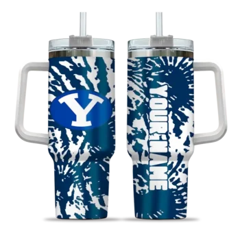personalized byu cougars burst swirl blue curved tumbler best selling.webp