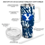 personalized byu cougars burst swirl blue curved tumbler best selling.webp