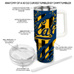 personalized california golden bears claw cut blue black curved tumbler best selling.webp