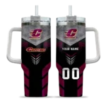 personalized central michigan chippewas arrow armor maroon black curved tumbler best selling.webp