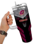 personalized central michigan chippewas arrow armor maroon black curved tumbler best selling.webp