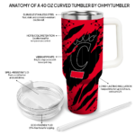personalized-cincinnati-bearcats-claw-cut-red-black-curved-tumbler-best-selling.webp