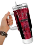 personalized-cincinnati-bearcats-hexagon-armor-red-curved-tumbler-best-selling.webp