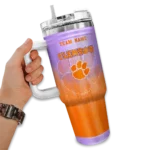 personalized-clemson-tigers-gradient-dots-orange-curved-tumbler-best-selling.webp