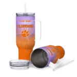 personalized-clemson-tigers-gradient-dots-orange-curved-tumbler-best-selling.webp