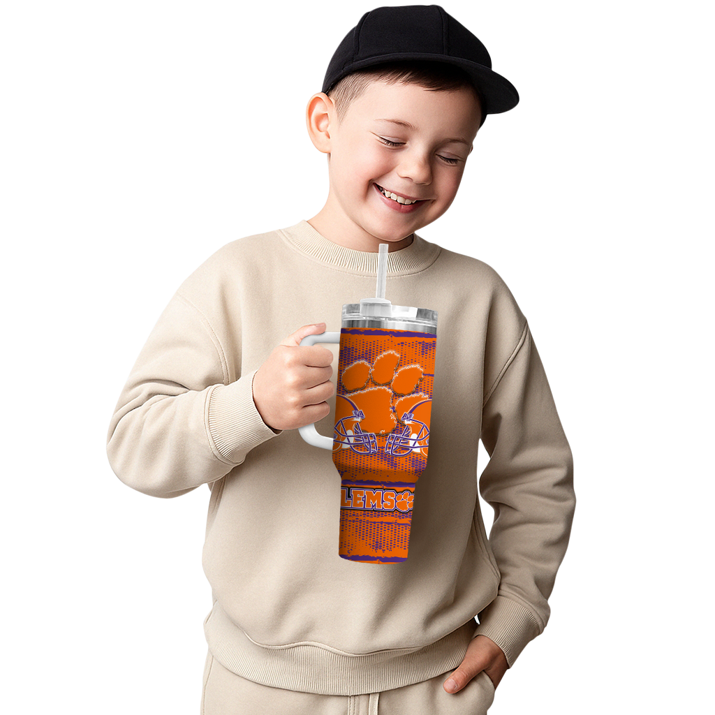 personalized-clemson-tigers-honey-streaks-orange-curved-tumbler-latest-model.webp