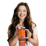 personalized-clemson-tigers-honey-streaks-orange-curved-tumbler-best-selling.webp