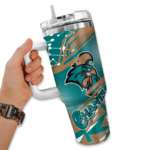personalized-coastal-carolina-chanticleers-abstract-paths-green-curved-tumbler-best-selling.webp
