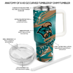 personalized-coastal-carolina-chanticleers-abstract-paths-green-curved-tumbler-best-selling.webp