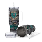 personalized-coastal-carolina-chanticleers-superman-shield-green-gray-curved-tumbler-best-selling.webp