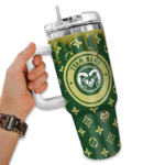 personalized-colorado-state-rams-bullseye-drips-green-curved-tumbler-best-selling.webp
