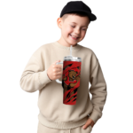 personalized-cornell-big-red-claw-cut-red-black-curved-tumbler-best-selling.webp