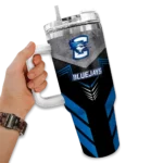 personalized-creighton-bluejays-arrow-armor-blue-black-curved-tumbler-best-selling.webp