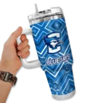 personalized-creighton-bluejays-bold-diamonds-blue-curved-tumbler-best-selling.webp