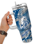 personalized-drake-bulldogs-abstract-paths-blue-curved-tumbler-best-selling.webp