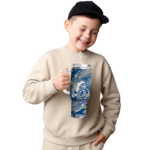 personalized-drake-bulldogs-abstract-paths-blue-curved-tumbler-best-selling.webp