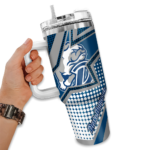 personalized-drake-bulldogs-arrow-burst-blue-curved-tumbler-best-selling.webp