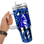 personalized-duke-blue-devils-claw-cut-blue-black-curved-tumbler-best-selling.webp