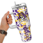 personalized-east-carolina-pirates-camo-mashup-purple-white-curved-tumbler-best-selling.webp