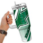 personalized-eastern-michigan-eagles-arrow-burst-green-curved-tumbler-best-selling.webp