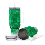personalized-eastern-michigan-eagles-geometric-prism-green-curved-tumbler-best-selling.webp