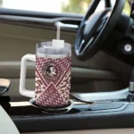 personalized florida state seminoles chevron angle garnet curved tumbler best selling.webp