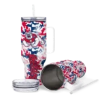 personalized fresno state bulldogs camo mashup red white curved tumbler best selling.webp
