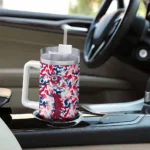 personalized fresno state bulldogs camo mashup red white curved tumbler best selling.webp