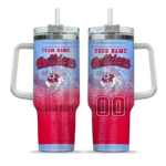 personalized fresno state bulldogs gradient dots red curved tumbler best selling.webp