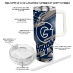 personalized georgetown hoyas abstract paths blue curved tumbler best selling.webp