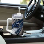 personalized georgetown hoyas arrow burst blue curved tumbler best selling.webp