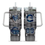 personalized georgetown hoyas superman shield blue gray curved tumbler best selling.webp