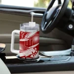 personalized indiana hoosiers abstract paths red curved tumbler best selling.webp