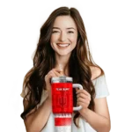 personalized indiana hoosiers geometric prism red curved tumbler best selling.webp