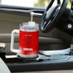 personalized indiana hoosiers geometric prism red curved tumbler best selling.webp