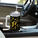 personalized iowa hawkeyes claw cut black curved tumbler best selling.webp