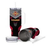personalized iowa state cyclones arrow armor red black curved tumbler best selling.webp