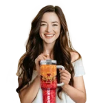 personalized iowa state cyclones chevron stripe red curved tumbler best selling.webp