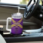 personalized james madison dukes chevron layers purple curved tumbler best selling.webp