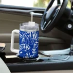 personalized kentucky wildcats burst swirl blue curved tumbler best selling.webp