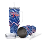personalized la tech chevron angle blue curved tumbler best selling.webp