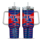 personalized la tech chevron layers blue curved tumbler best selling.webp