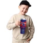 personalized la tech chevron layers blue curved tumbler best selling.webp