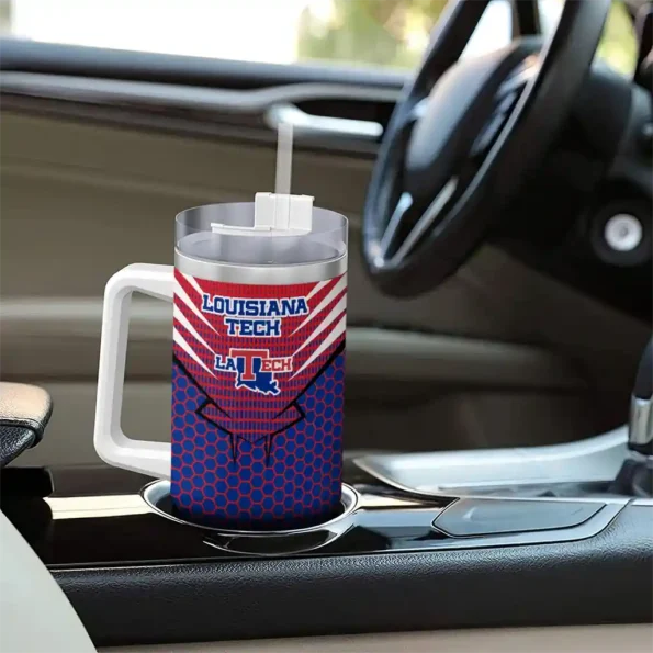 personalized la tech hex texture blue curved tumbler trendy.webp