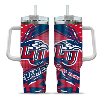 personalized liberty flames abstract paths red curved tumbler best selling.webp