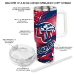 personalized liberty flames abstract paths red curved tumbler best selling.webp