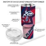 personalized liberty flames arrow burst red curved tumbler best selling.webp