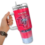 personalized liberty flames geometric prism red curved tumbler best selling.webp
