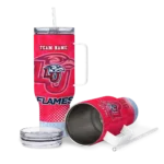 personalized liberty flames geometric prism red curved tumbler best selling.webp