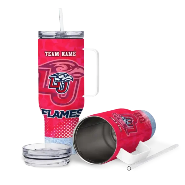 personalized liberty flames geometric prism red curved tumbler high quality.webp